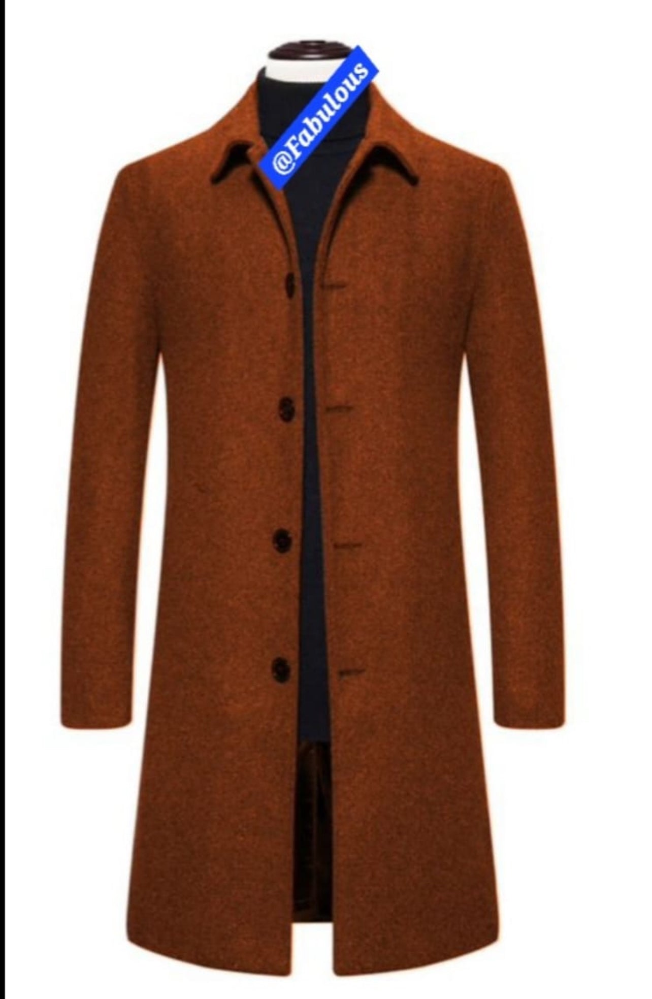 Men’s Winter Trench Coat - Various Colours