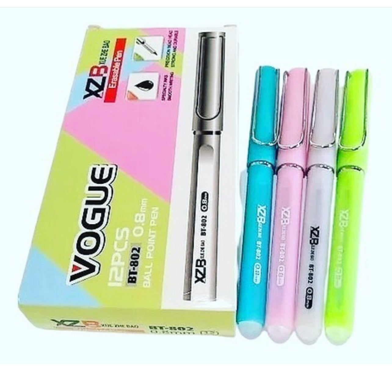 Weibo Vogue ball point erasable ink pen 0.8 mm vogue