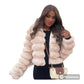 Fuax Fur Coat Jacket Female Winter Artificial Mink Fur Warm Coats High Quality Stylish and Comfortable Fur Outwear