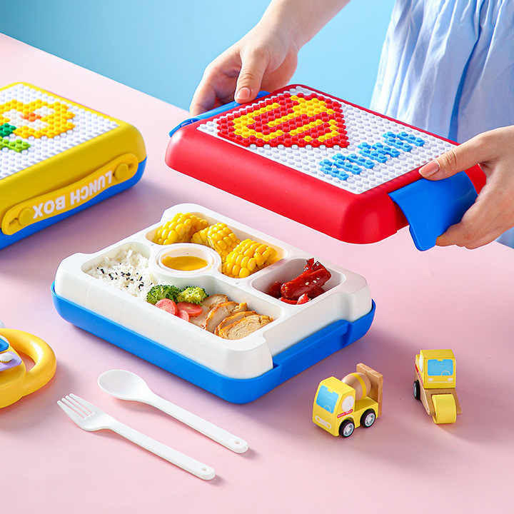 Lego Building Blocks Lunch Box for Kids