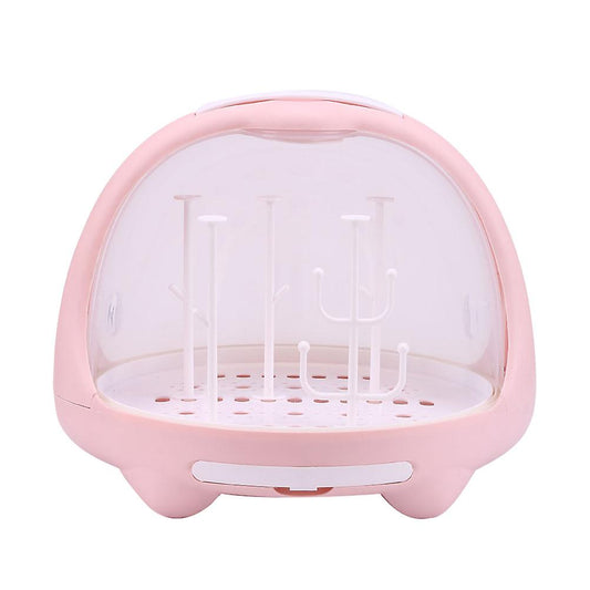 1pc Bottle Storage Box Dustproof Dripping Children's Tableware