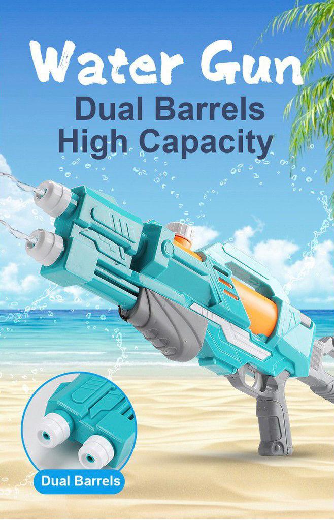 Super Soaker Dual Barrel Water Gun