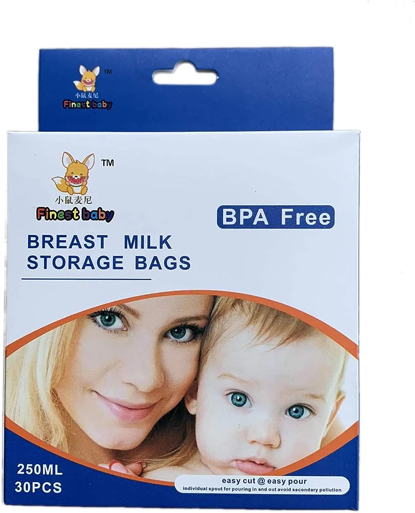 Breast Milk Storage Bags 250ml - 30pcs