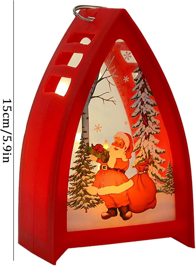 Hut Design Electronic Christmas Decorations LED Light