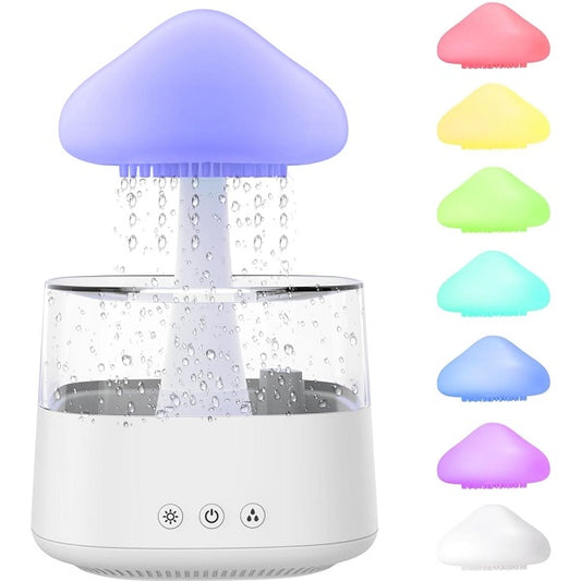 450ML Rain Cloud Humidifier With 7 Colour Night Light