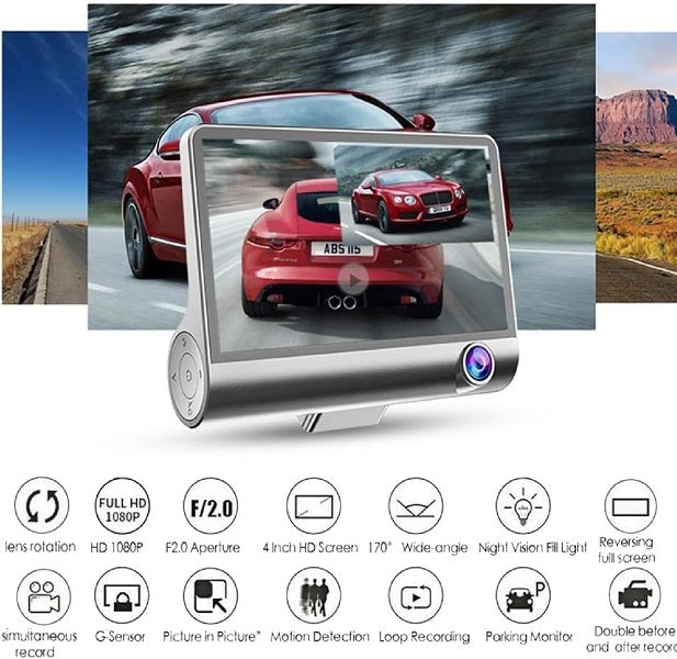 WDR 3 in 1 Dashboard Camera