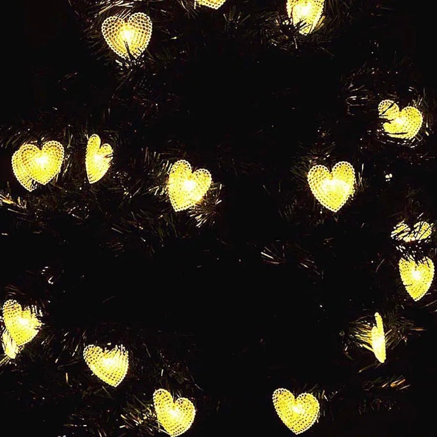 Christmas Heart Shape Fairy LED Lights.