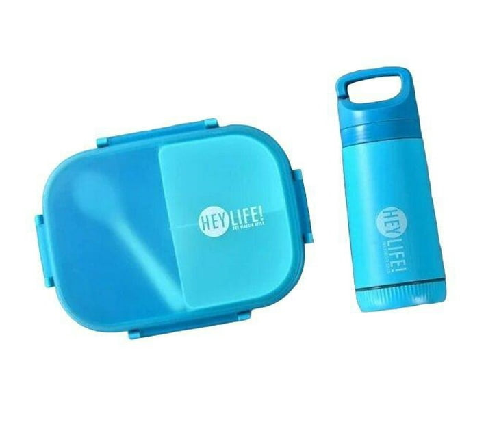 Children School Lunch Box Set with Water Bottle - Various Colour Options