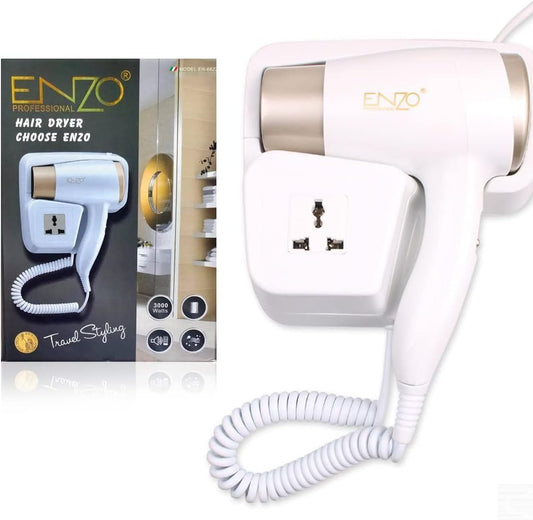 ENZO Luxury Durable Wall Mounted Professional Hair Dryer- 3000W