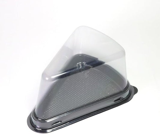 12Pcs Triangular Clear Container Pod With Black Base