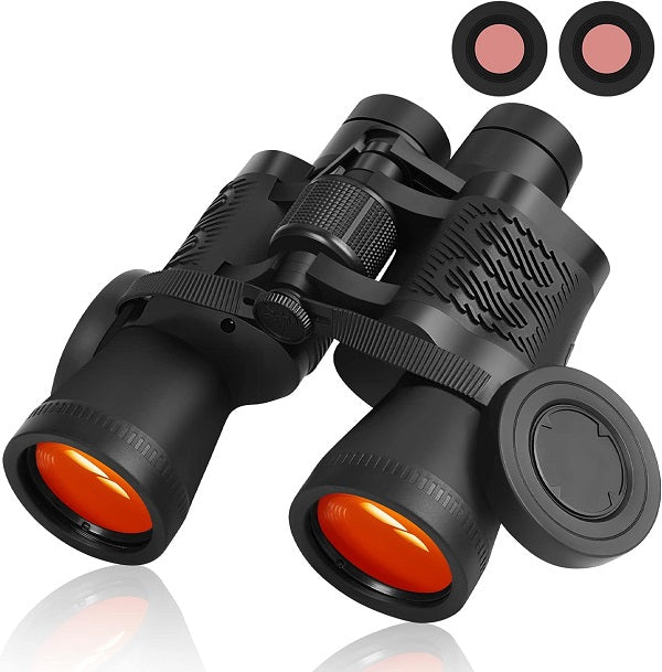 Red Coating Telescopic Binoculars