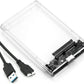 Sata USB 3.0″ Hard Drive Enclosure With Clear Case 2.5″