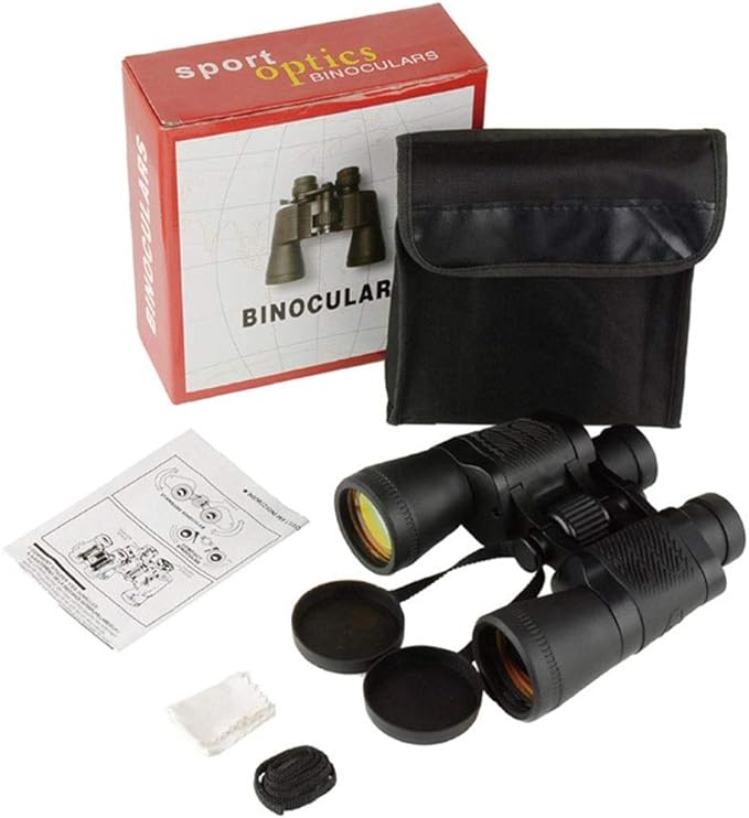 Red Coating Telescopic Binoculars