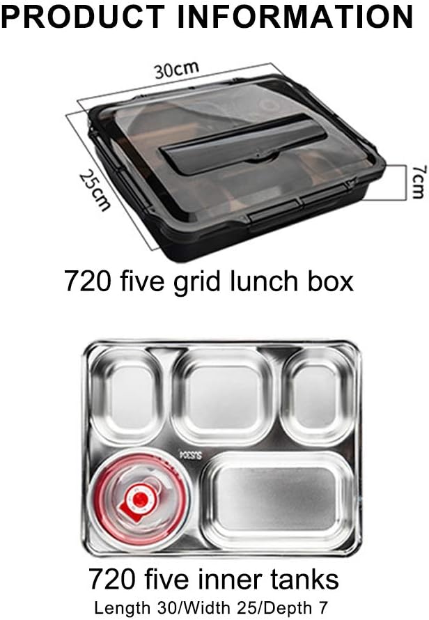 Large Capacity, Stainless Steel Lunch Box