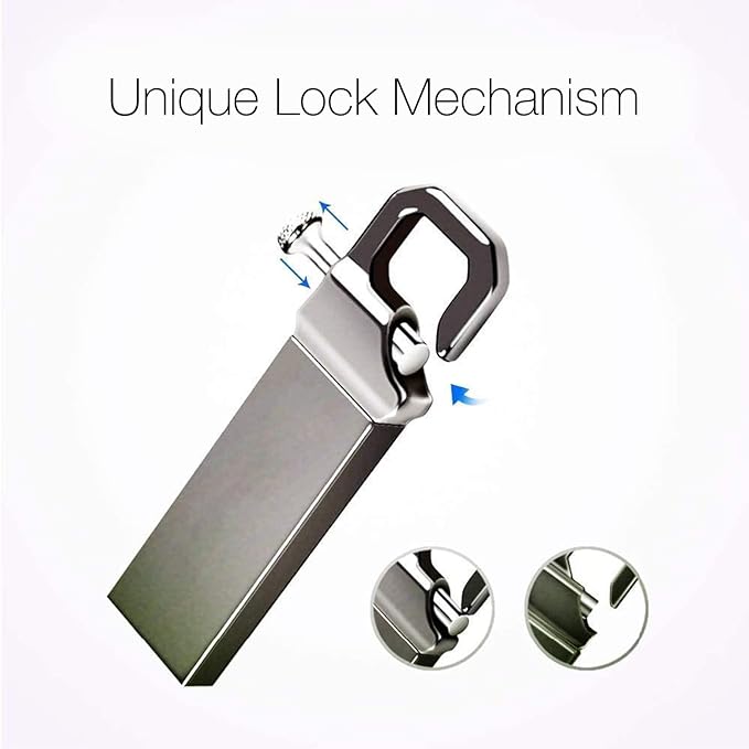 Key Lock Shaped Metal USB Drive