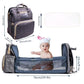 3-in-1 Baby Diaper Backpack Portable Bassinet Foldable Baby Change Station