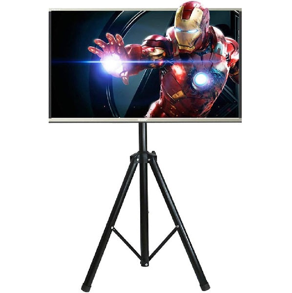 Adjustable 94 -158cm Tripod TV Stand With 45cm x 14cm Plate