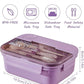 Lunch Box with Airtight Lid Leak-proof Spoon & Fork