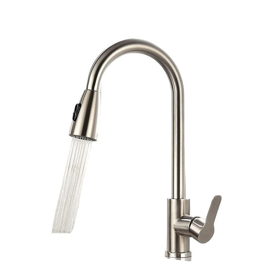 Kitchen Pull-out Retractable Rotating Faucet