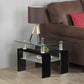 Tempered Glass Tabletop Side Table