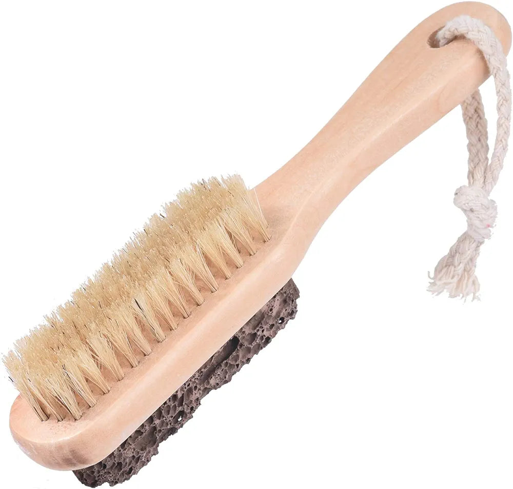 Foot Natural Bristle Brush Stone