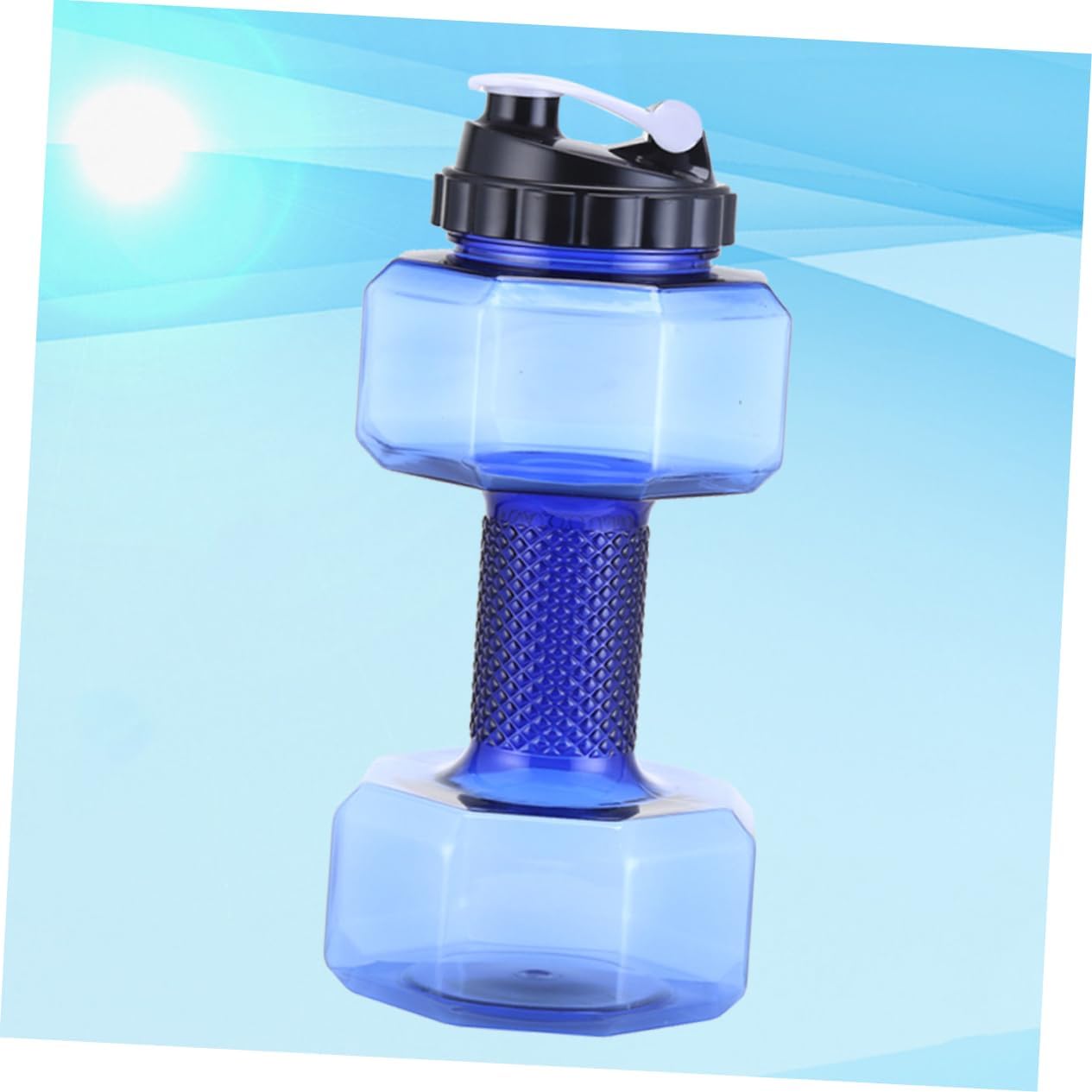 1Pc Water Dumbbell Style Water Bottle