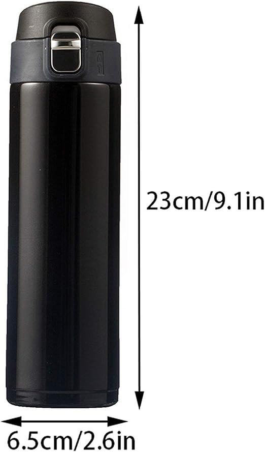 500ml  Stainless Steel  Vacuum Flask -Black