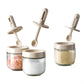 3Pcs Spice/Salt Container With Lid And Spoon