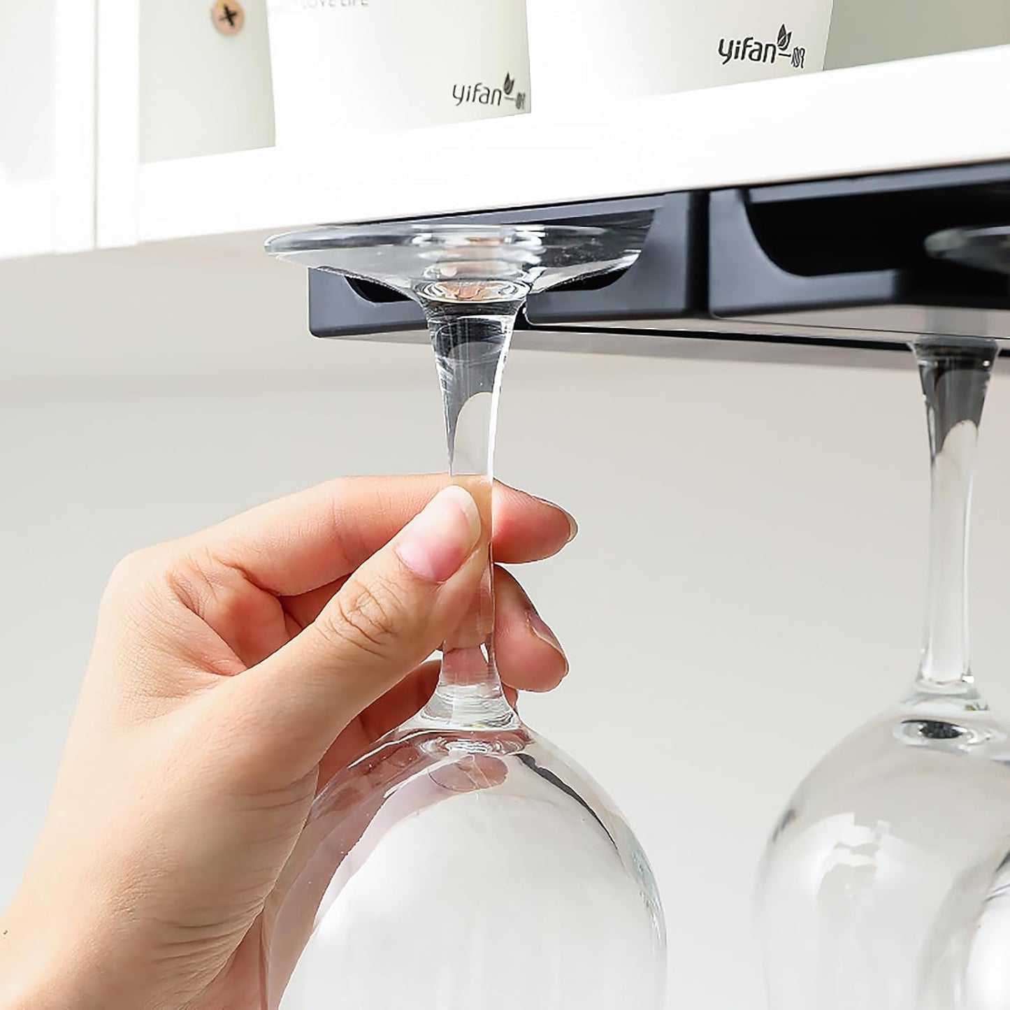 Upside Down Wine Glass Holders