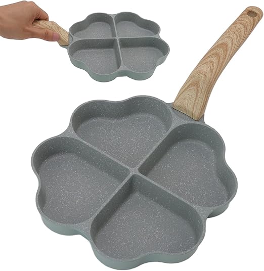 Egg Frying Pan Cast iron 4 grids