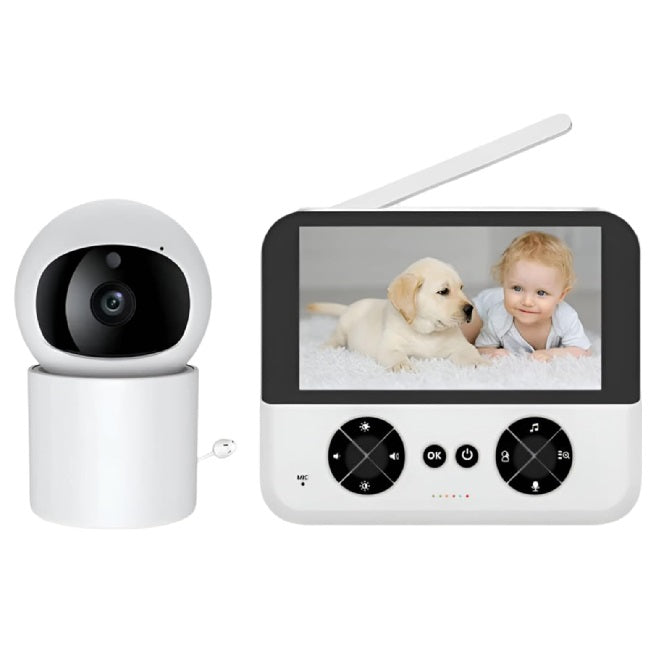 4.3 Baby Monitor With Pan Tilt Camera Night Vision