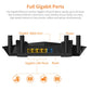 LV-AC22 Wireless 1200mbps Wi-Fi Gigabit Router With 4 Antennas