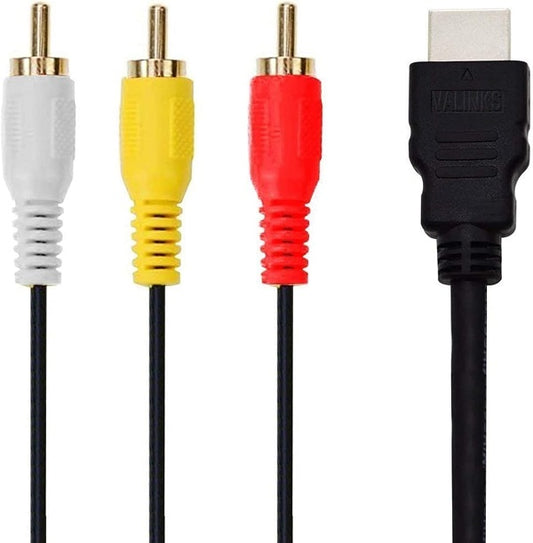 HDMI To 3RCA Video Audio Cable 1.5M