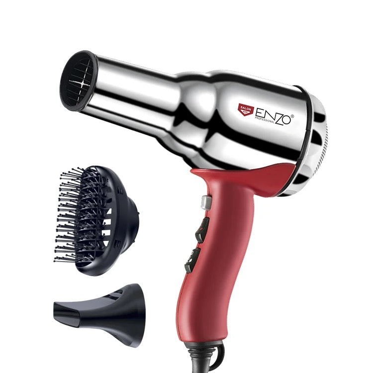 Enzo Salon Hair Dryer Stainless Steel - 8000watts