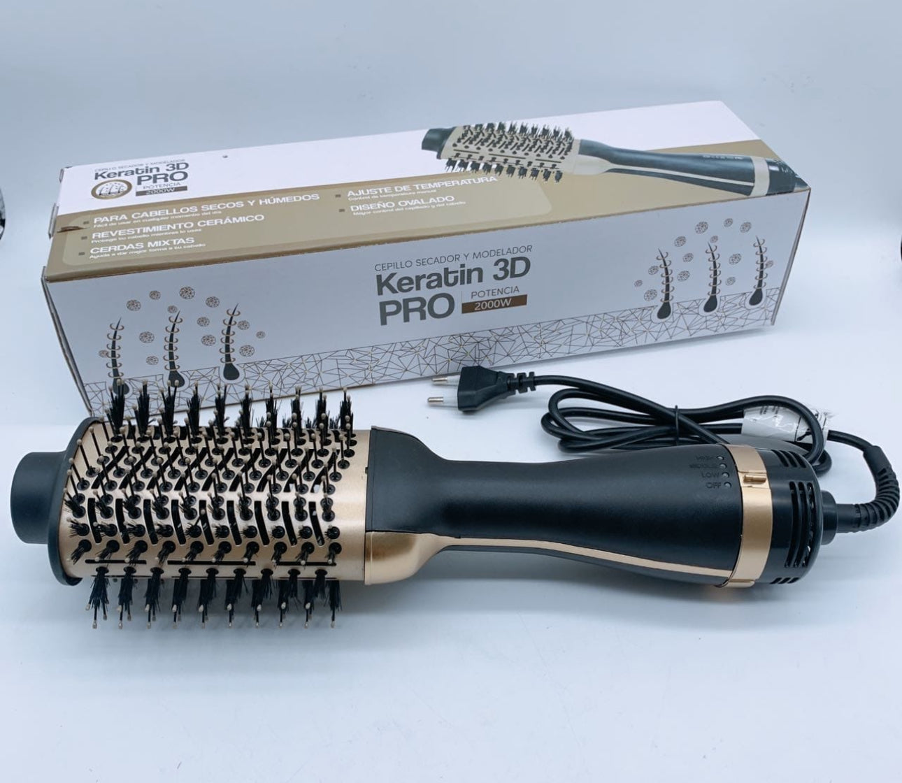 Keratin 3D Pro Hair Dryer Brush