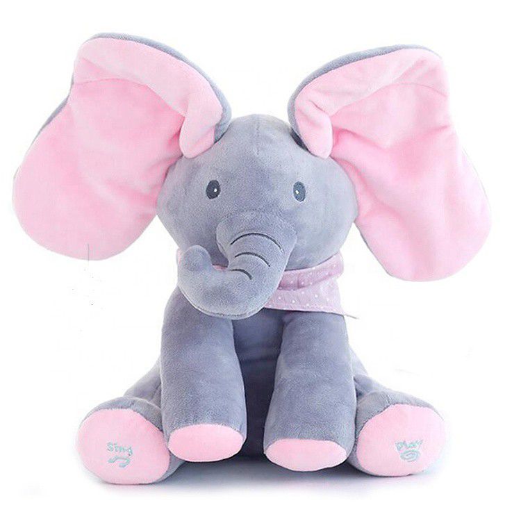 Music Singing Elephant Plush Toy