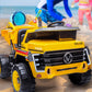 2-seater dump truck double seat battery operated children toddler kid electric ride on car with parent remote control