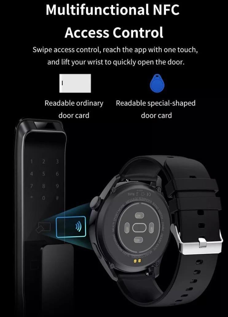 New GT5 Smart Watch Men Answer Call Fitness Tracker Wireless Charging NFC Women Smartwatch Gift for Huawei Phone iOS PK GT3 Pro 4