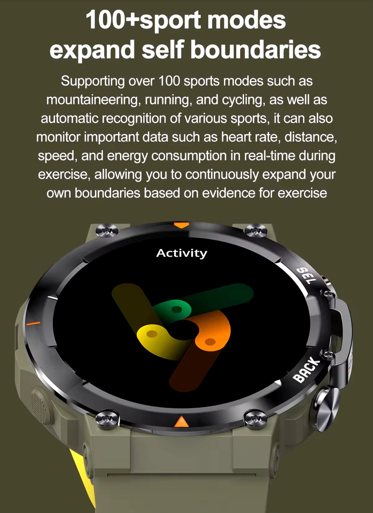 SENBONO MAX18 AI AMOLED Smart Watch Bluetooth Call Big Battery Fitness Tracker Sport Smartwatch for Men & Women Android IOS