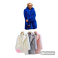 Women’s Jacket Mink Faux Fur Coat Solid Female Turn Down Collar Winter