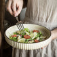 Vintage Ceramic Stir-fry Plate Salad Plate