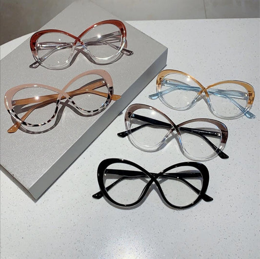 Large Cat Eye Optical Glasses For Women