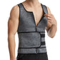 Neoprene sauna vest gym suit for waist trainer vest zipper