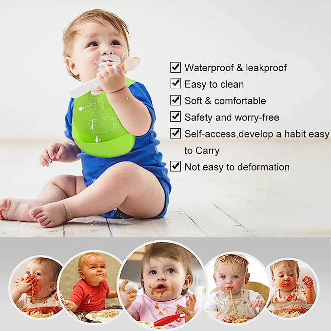 Waterproof Silicone Baby Bib