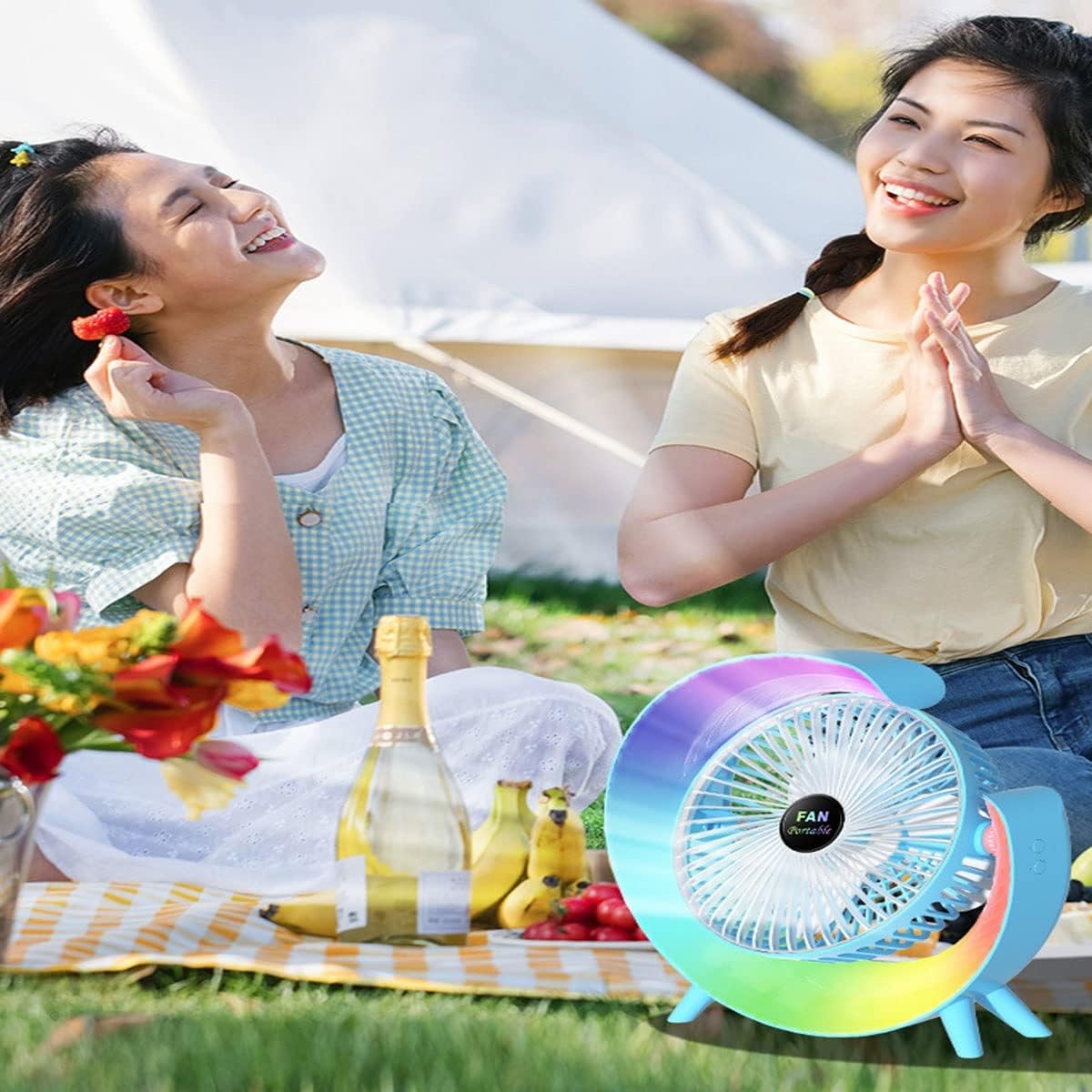 Multifunctional Colorful desktop small fan