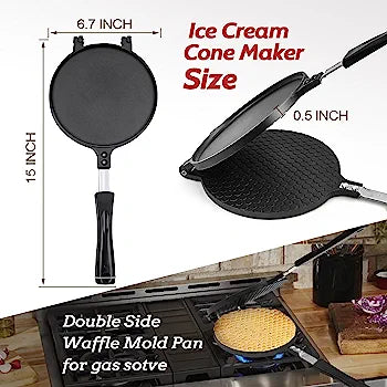 Non-Stick Egg Roll Waffle Maker