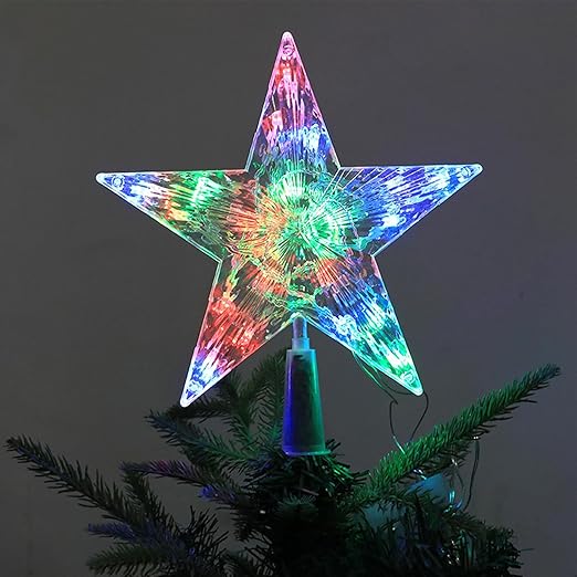 Star Tree Topper LED Light Design