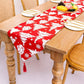 Christmas Table Runner - Table Runners for Dining Room, Snowflake Dining Cloth for Xmas Table Decorations