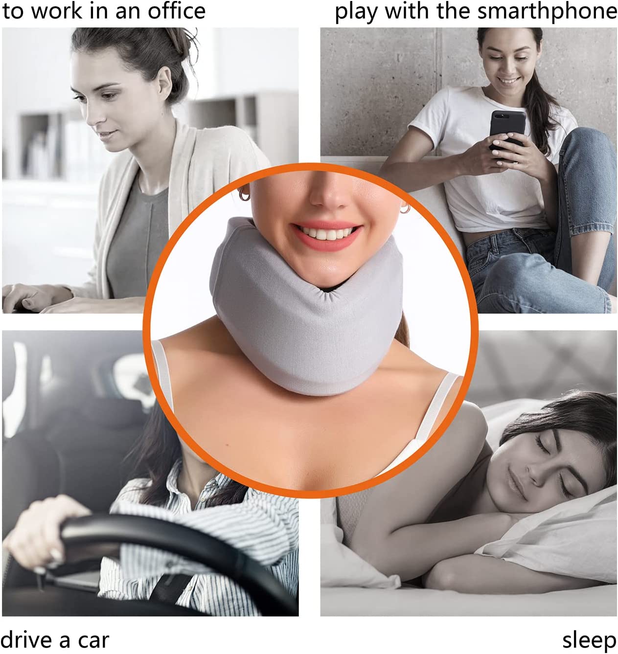 Soft Cervical Collar Adjustable Neck Brace