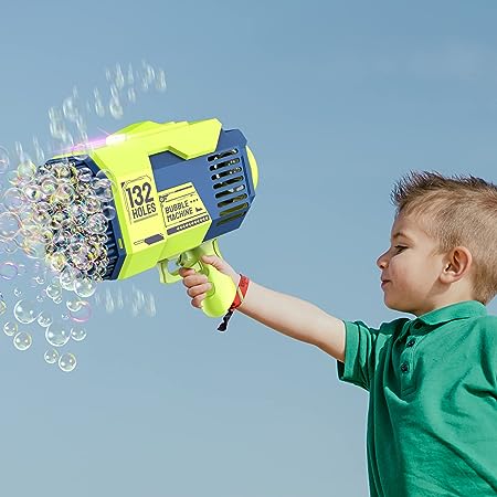 132 Hole Bubble Machine，Bazooka Bubble Gun